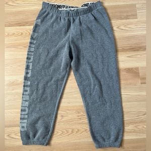 Under armor fitted sweatpants